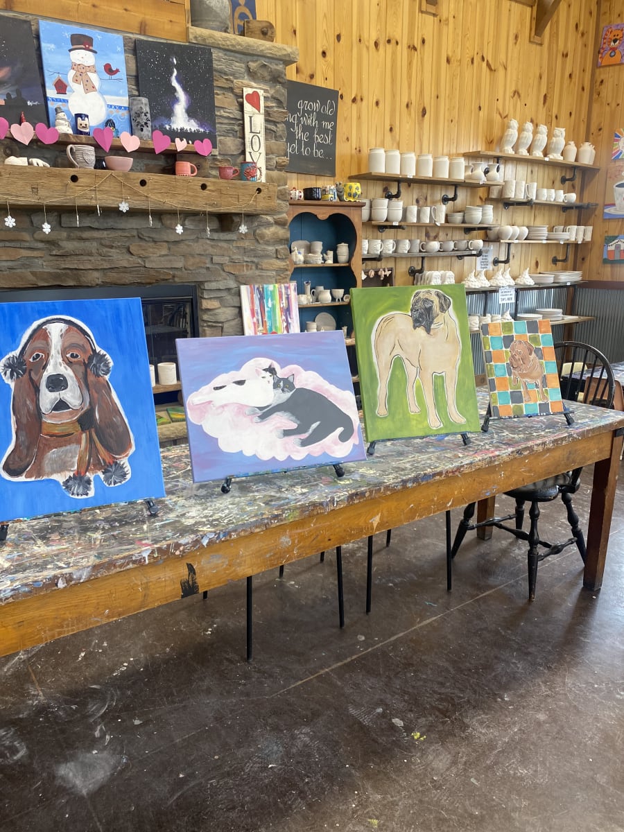 PAINT YOUR PET - Kids Acrylic Painting Class Photo