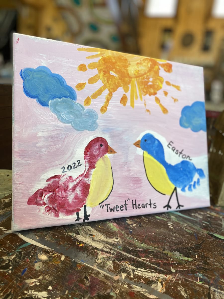 Tweet Hearts : Toddler and Adult Class Photo