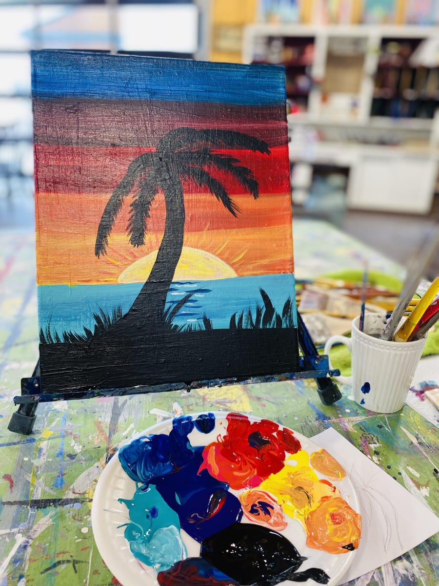Canvas Painting Youth Workshop Photo