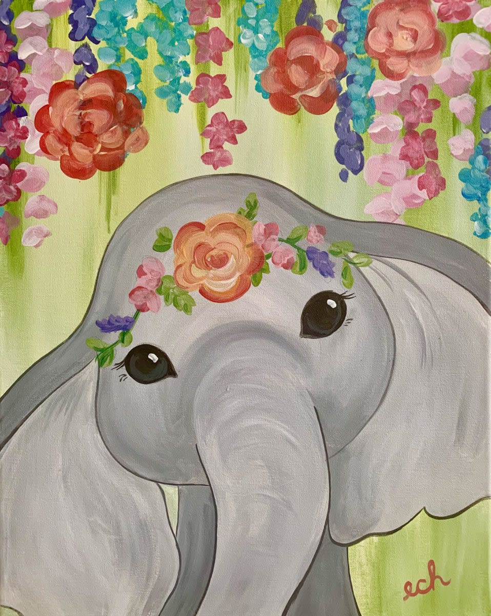 Mimosa Morning: Baby Elephant with Brittney Photo