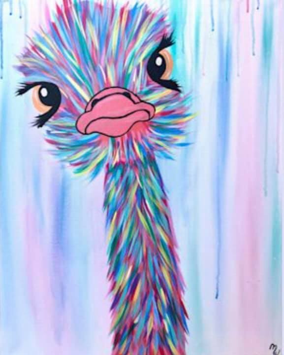 Sangria Saturday: Baby Ostrich with Sarah Photo