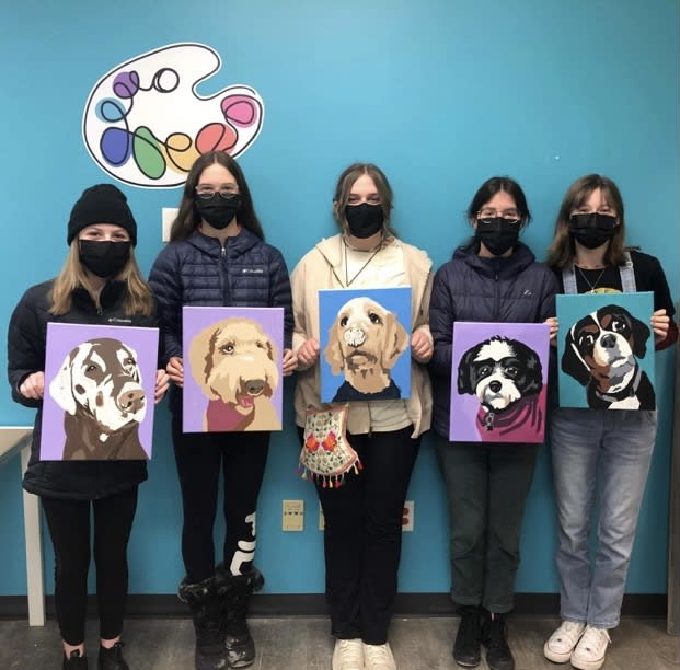Kids PYOP! (Paint Your Own Pet) Photo