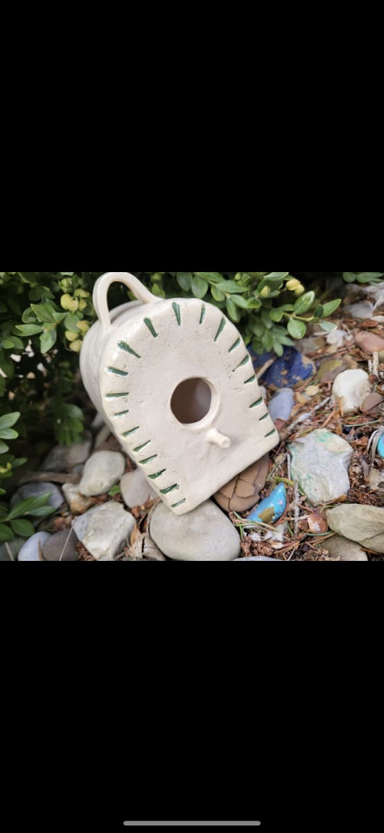 Ceramic Bird House Workshop Photo