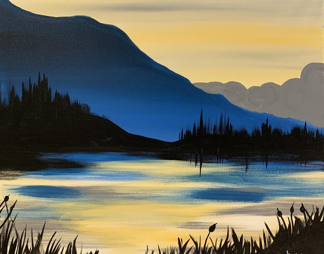 Mimosa Morning: Mountain Sunrise Photo