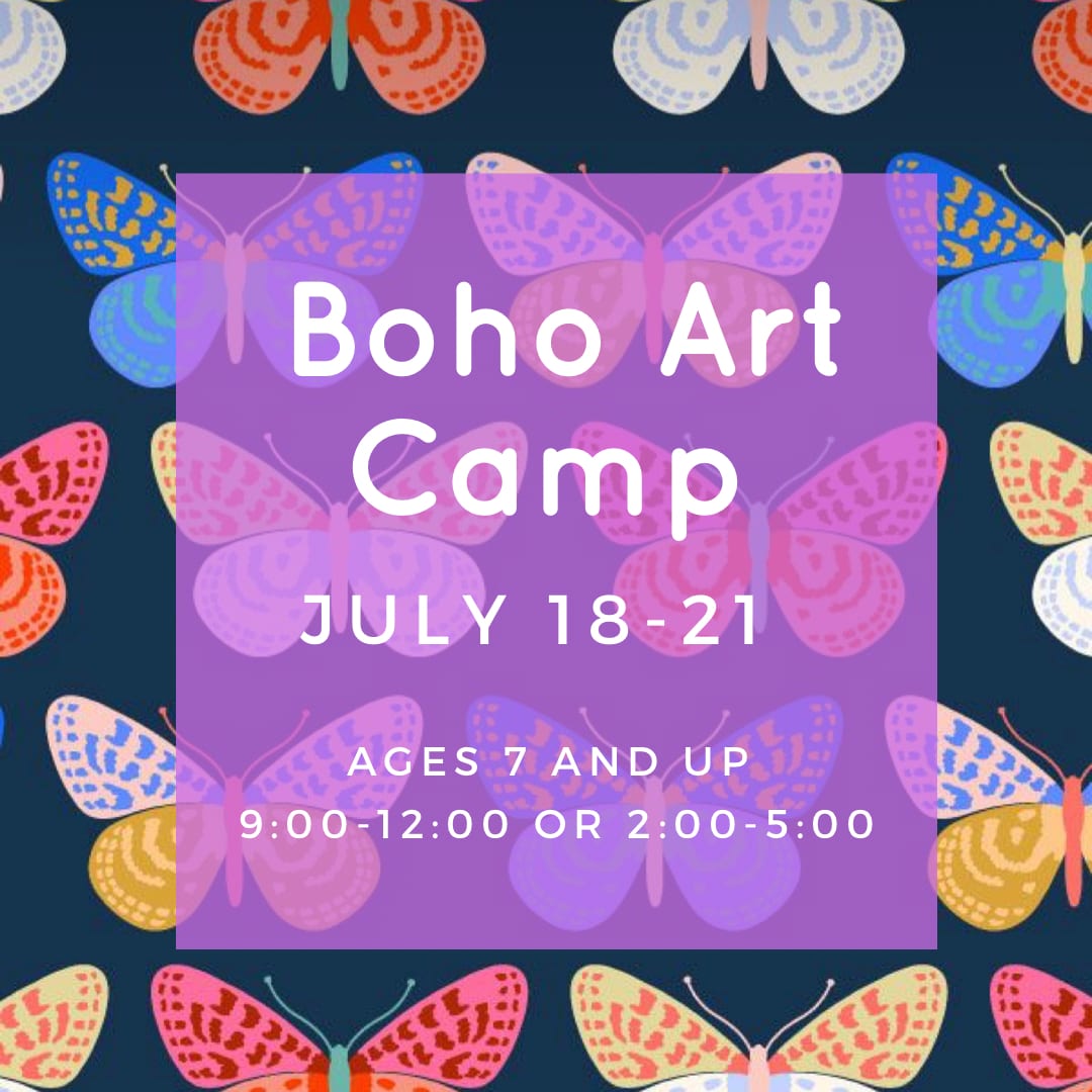 "Boho Art Camp"  July 18-21 morning Photo