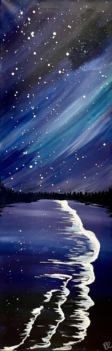 NEW! Evening Tide 10x30 Canvas with Emma Photo