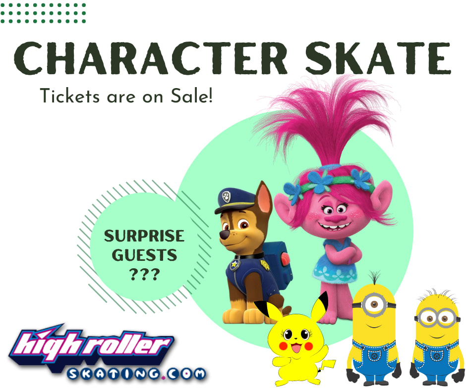 Eau Claire - Surprise Character Skate Special Event Photo