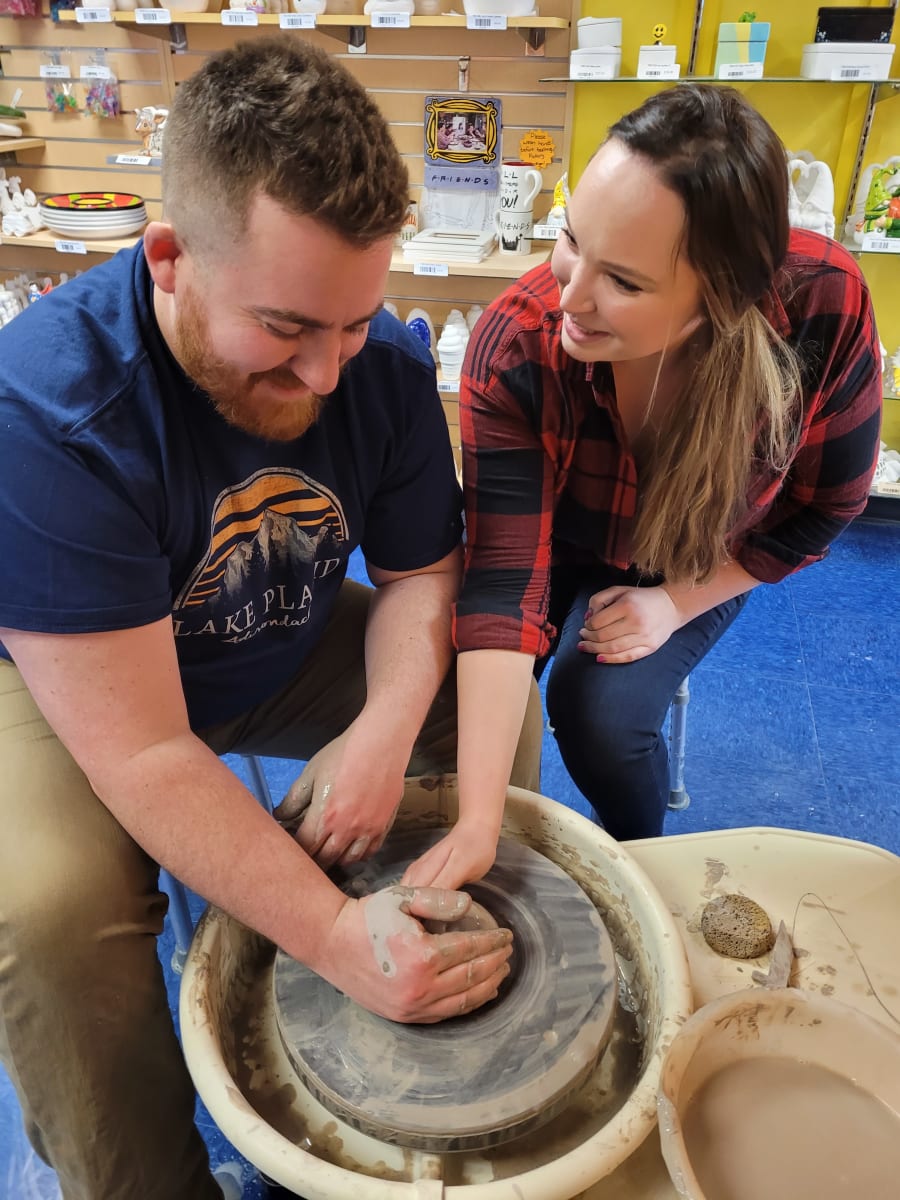 Date Night Pottery Wheel for 2 @ The Studio