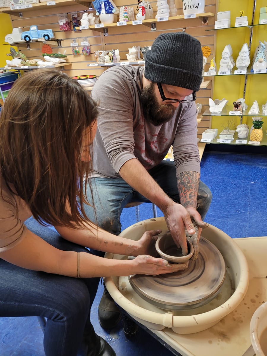 Date Night Pottery Wheel for 2 @ The Studio