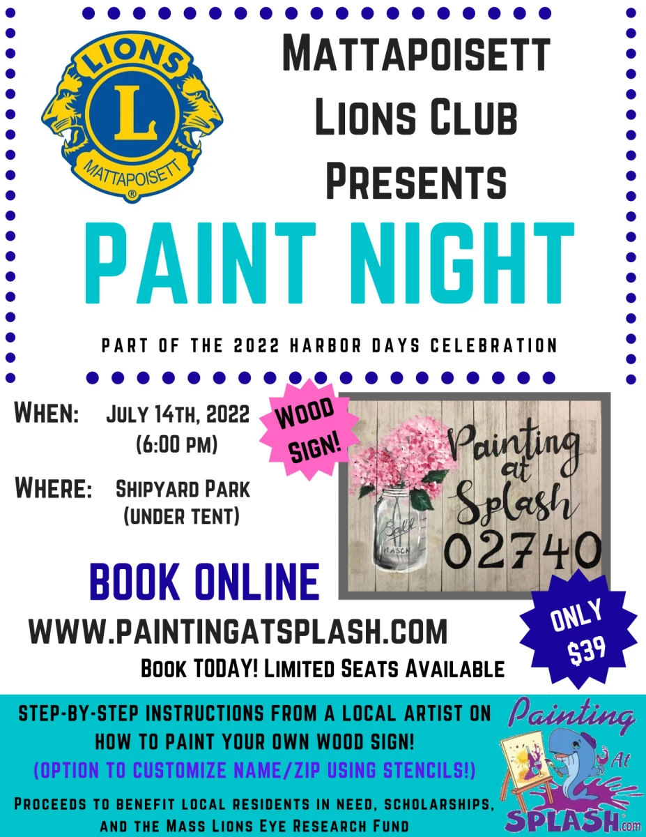 Mattapoisett Harbor Days PAINT NIGHT w/ Bridget!👍👍👍 Photo