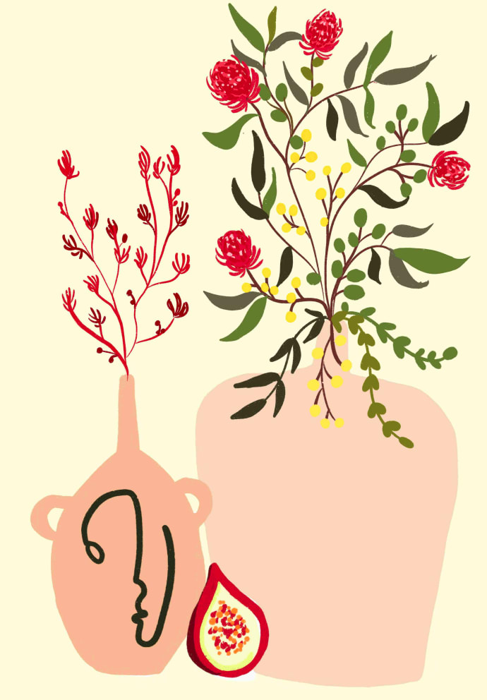 Pastel Pots | Frida's Luxe Sip n' Paint Photo