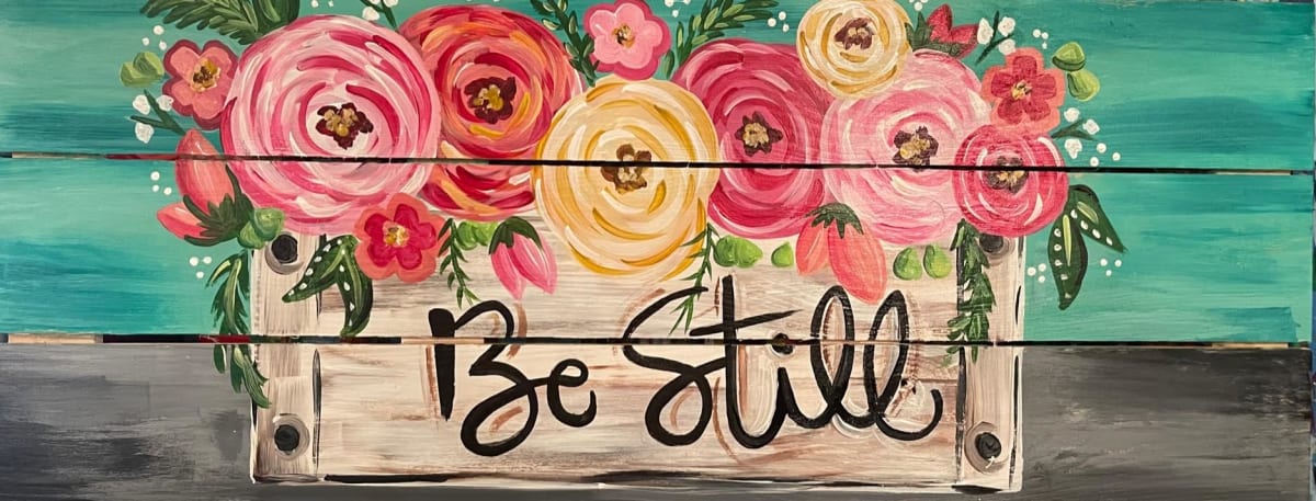 Sangria Sunday: Be Still Wood Panel Photo