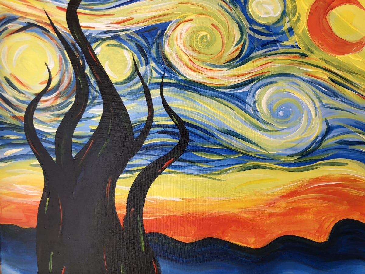 Van Gogh Night with Jill! Photo