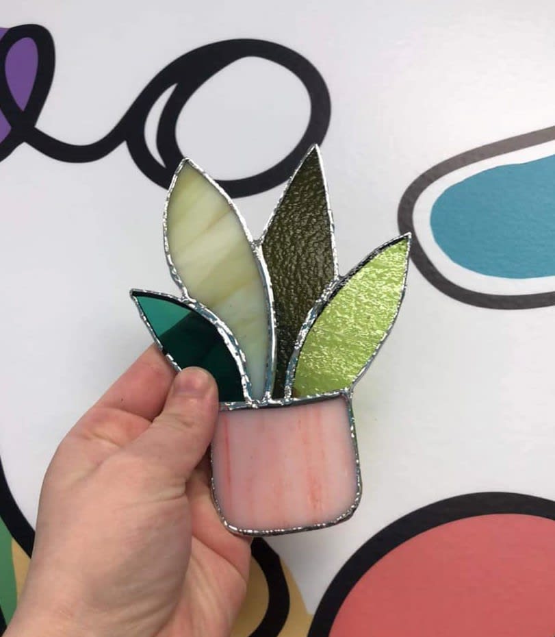 Stained Glass Class: Plants Photo