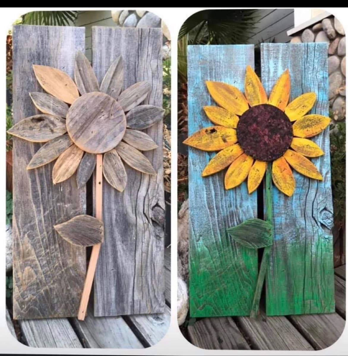 Rustic Sunflower, painting workshop Photo