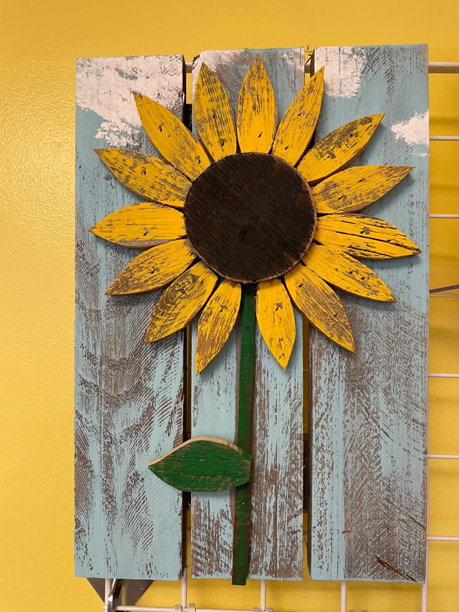 Rustic Sunflower, painting workshop Photo