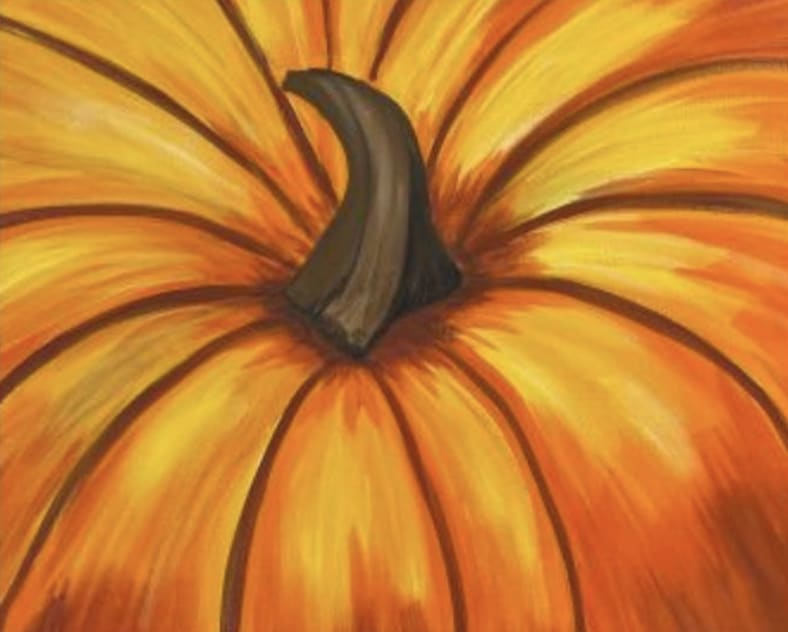 Art & Vino "Pumpkin Close Up" Photo