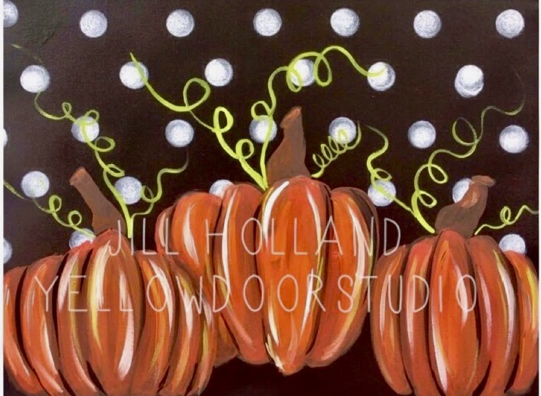Art & Vino "Polka Dot Pumpkin" Photo