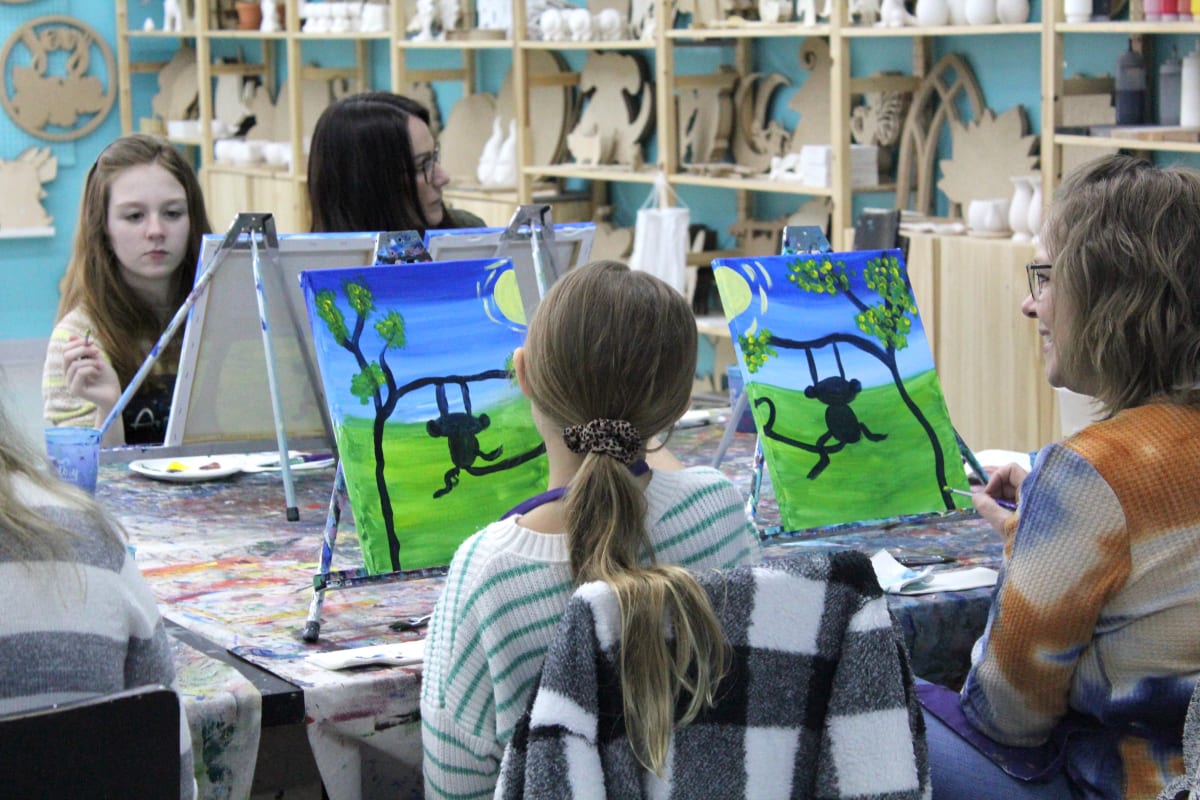 Family Fun Creative Canvas - Mommy & Me Mermaids Photo
