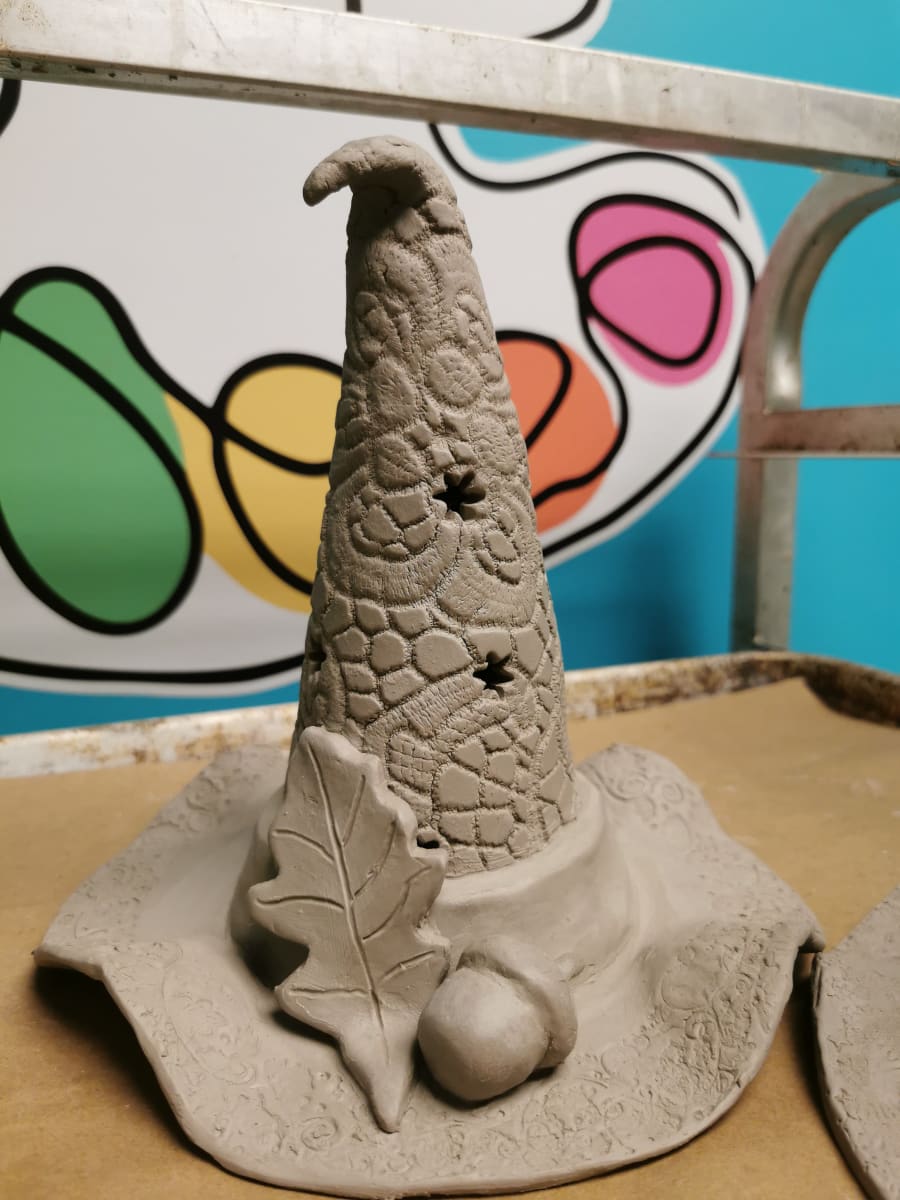 Clay Witch Hat Lantern Photo