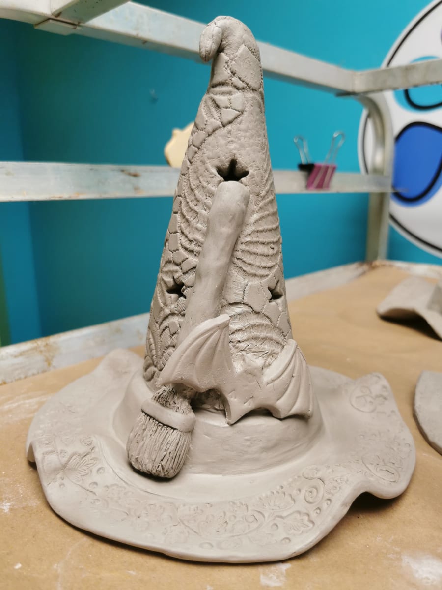 Clay Witch Hat Lantern Photo