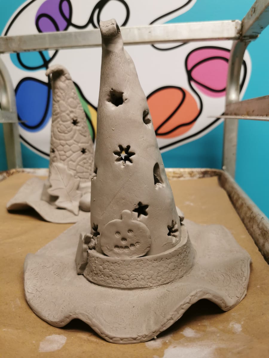 Clay Witch Hat Lantern Photo