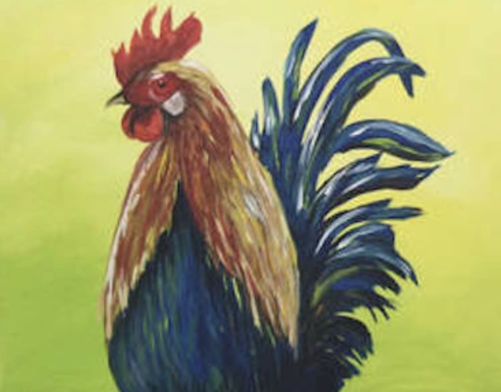 Art & Vino "Rooster" Photo