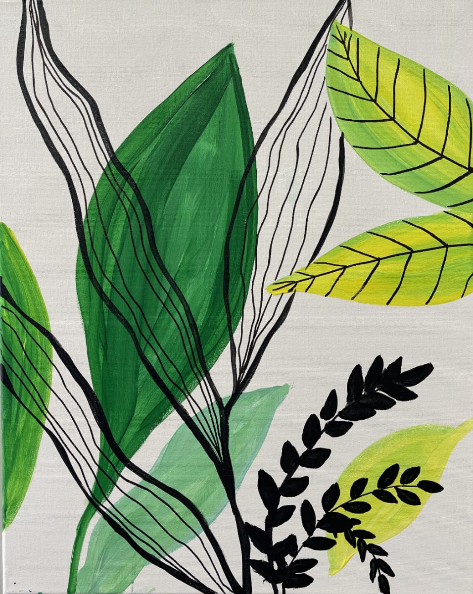 Art & Vino "Green Leaves" Photo