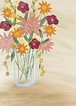 Art & Vino "New Mason Jar Boquet" Photo