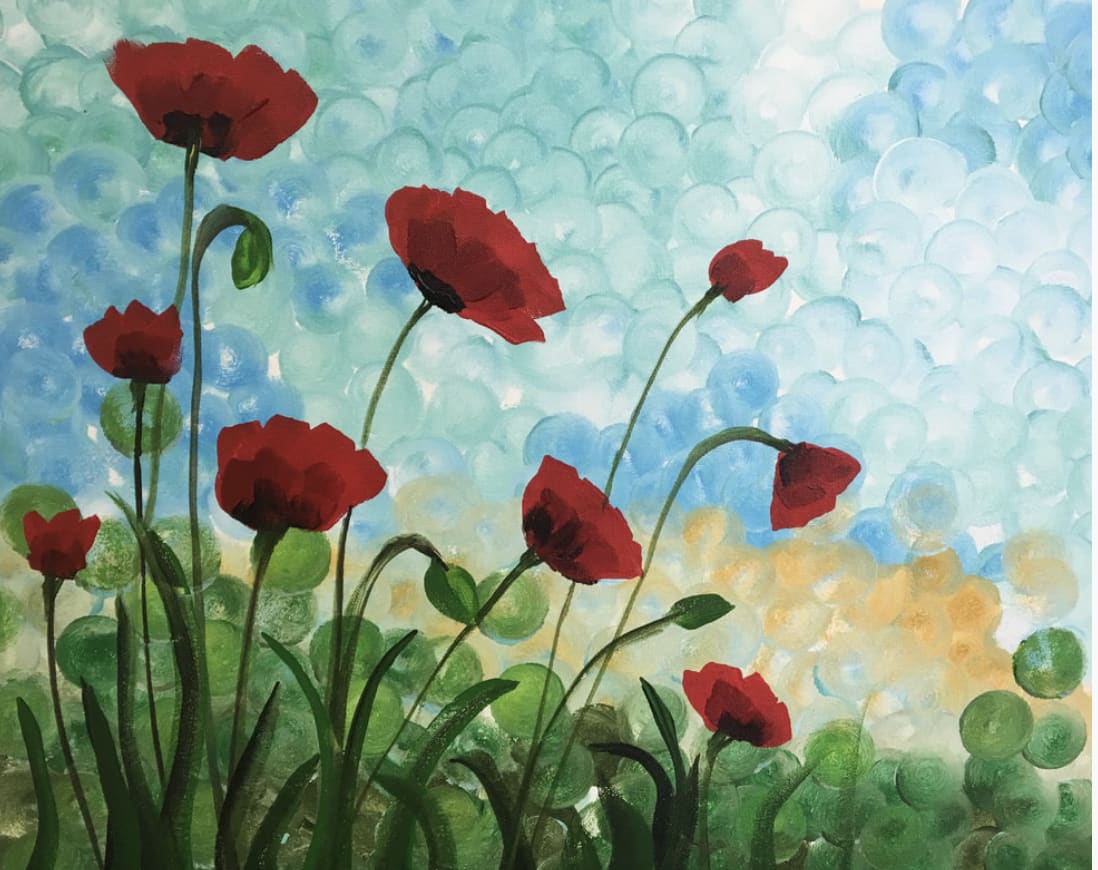 Art & Vino "Poppies" Photo