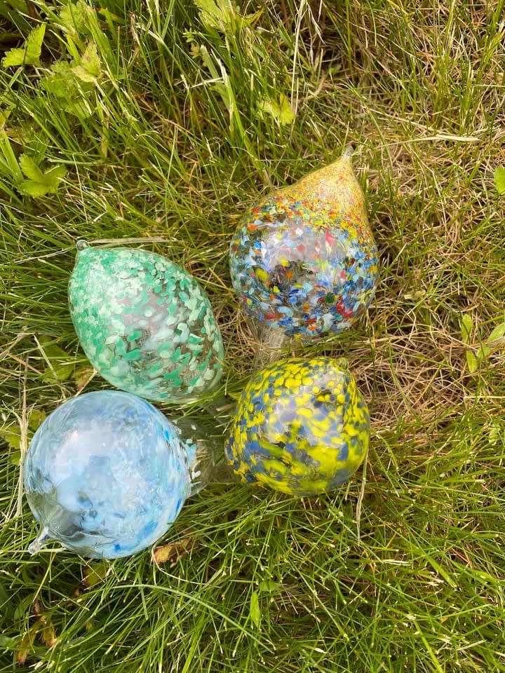 Blown Glass Baubles Photo