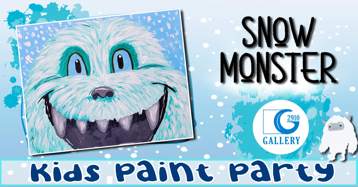 Kids Paint Party - Yeti Photo