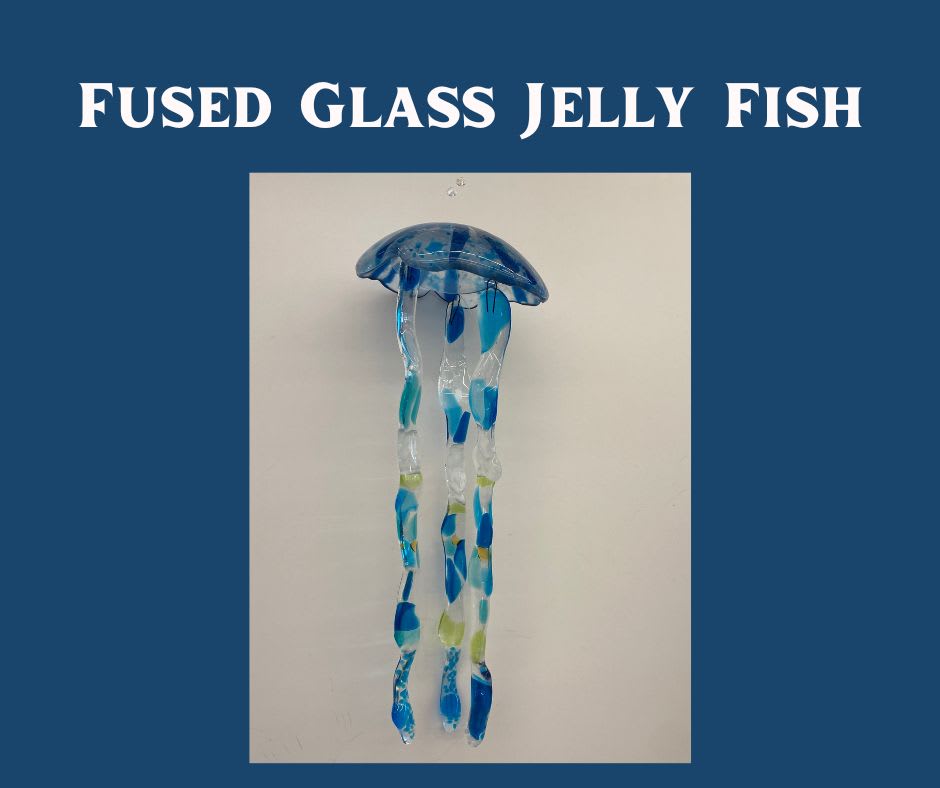 Fused Glass Jelly Fish Photo