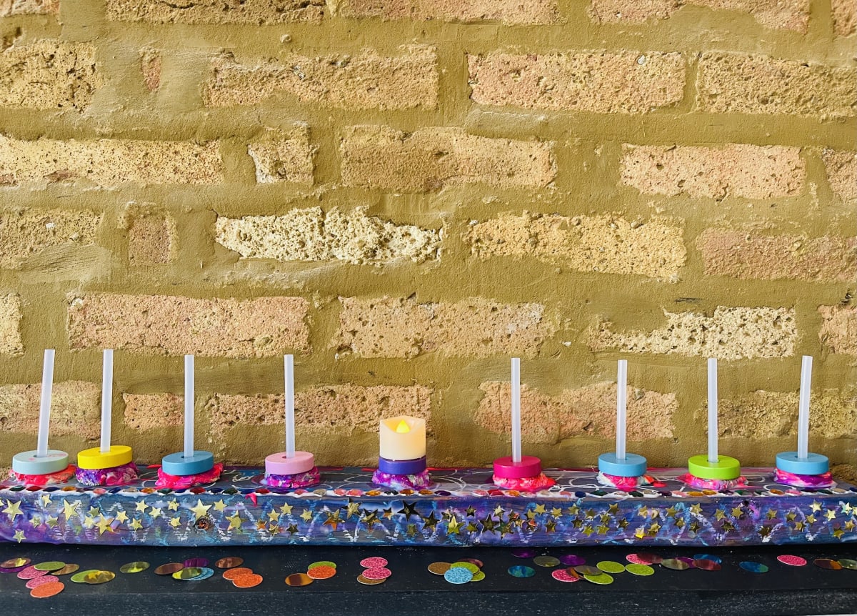 Kids Menorah making evening.  December 16th 2022 4:30 pm to 6pm. Photo