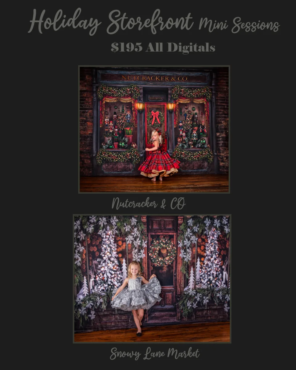 Christmas Storefront Mini Photo
