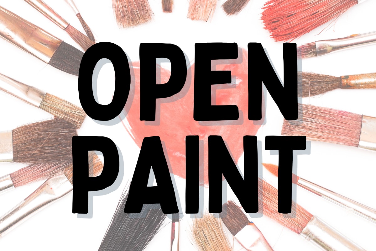 Open Paint: YOU Be the artist! Photo