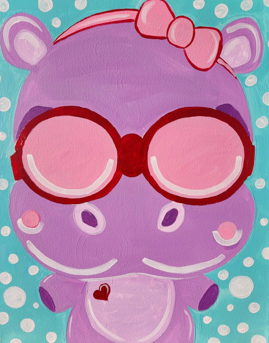 Fiona The Hippo Paint Party Photo