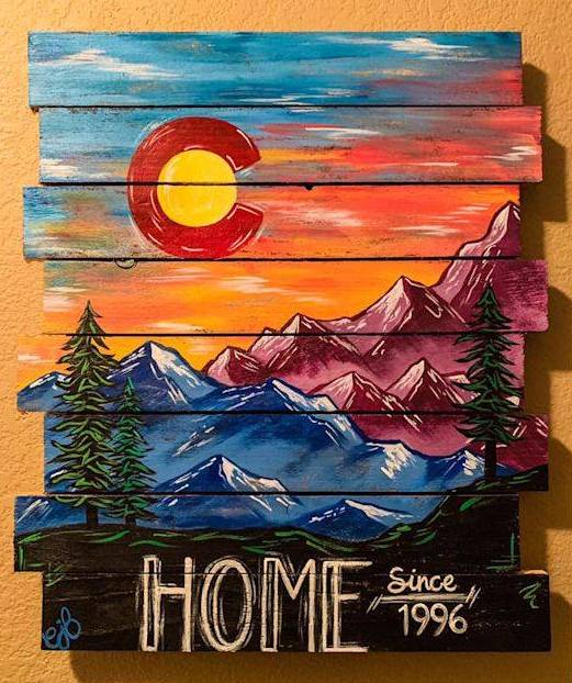 Colorado Home Wood Panel Photo