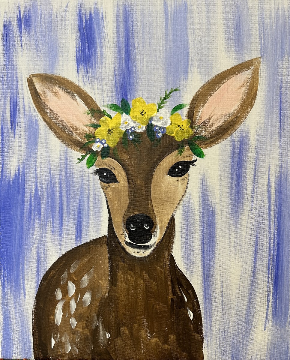 Kids Painting Party- Deer Photo
