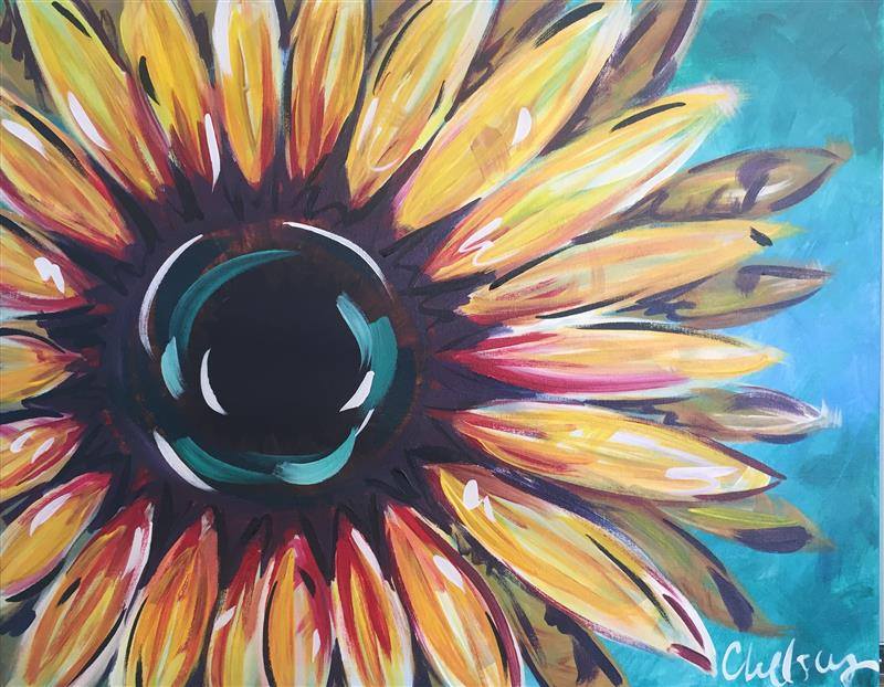 Family Day: Funky Sunflower Photo