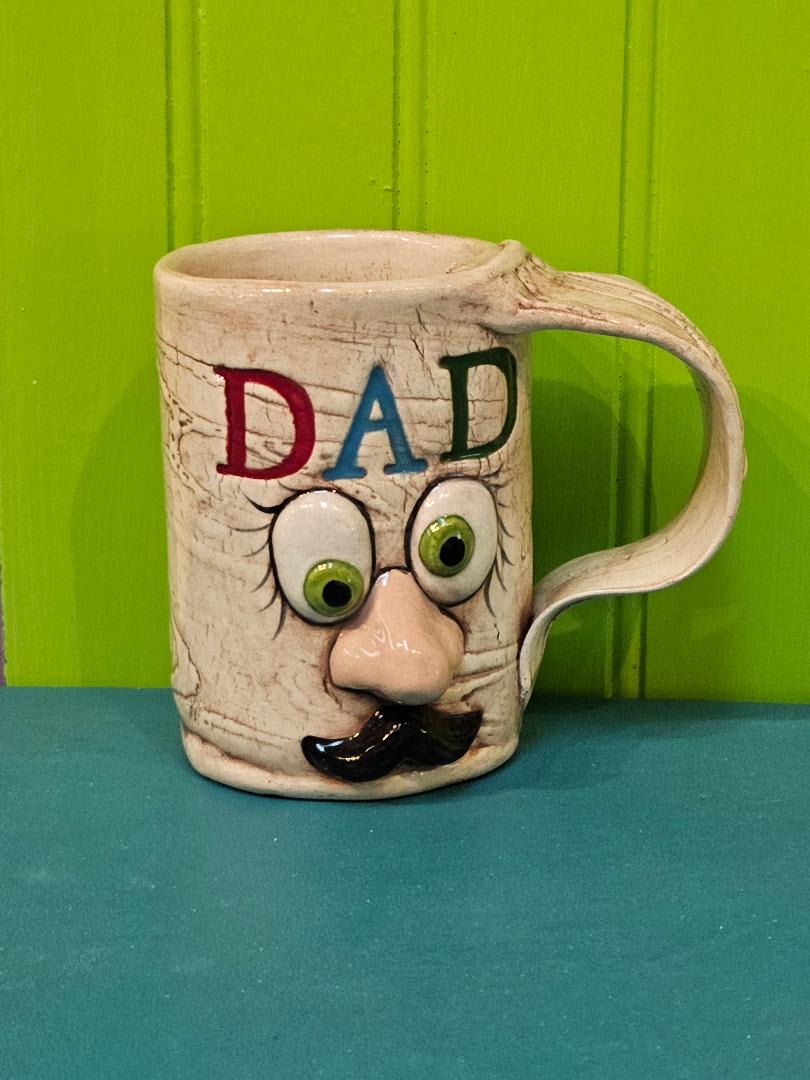Father's Day Clay Dad Mug Photo