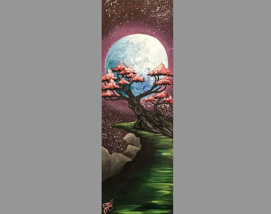 Magic Moon 10x30 Canvas Class Photo