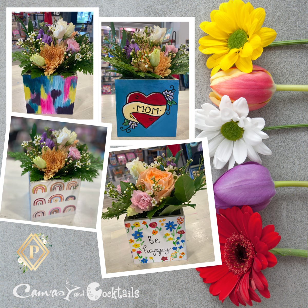 Gifts for Mom - Open Paint YOU be the artist! Photo