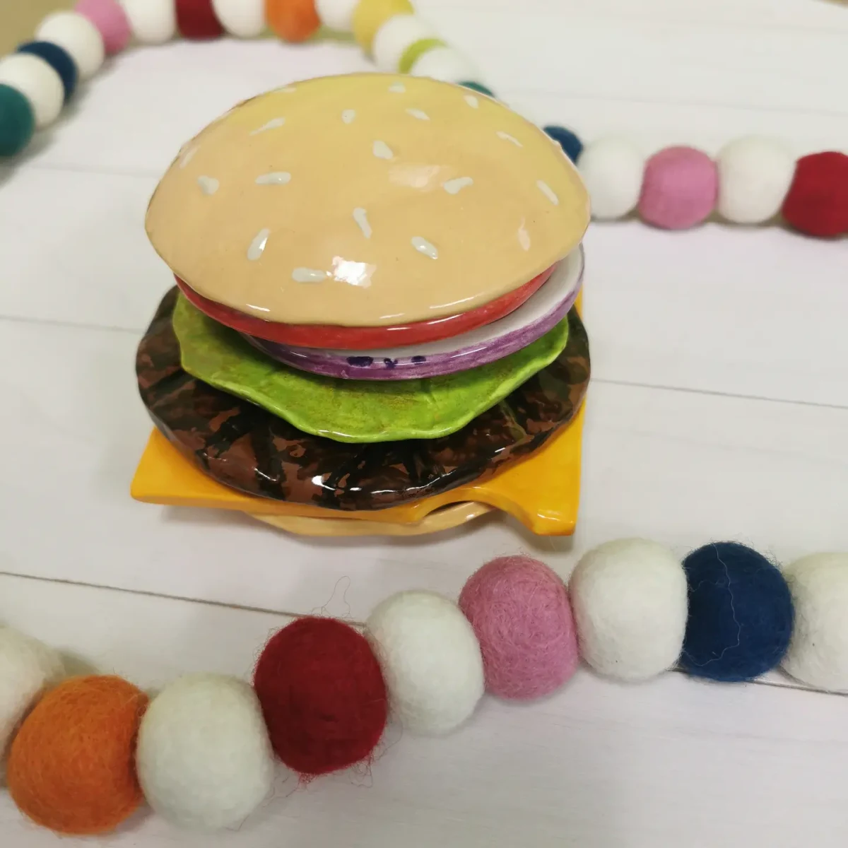 Create with Clay - Burger Coaster Set Photo