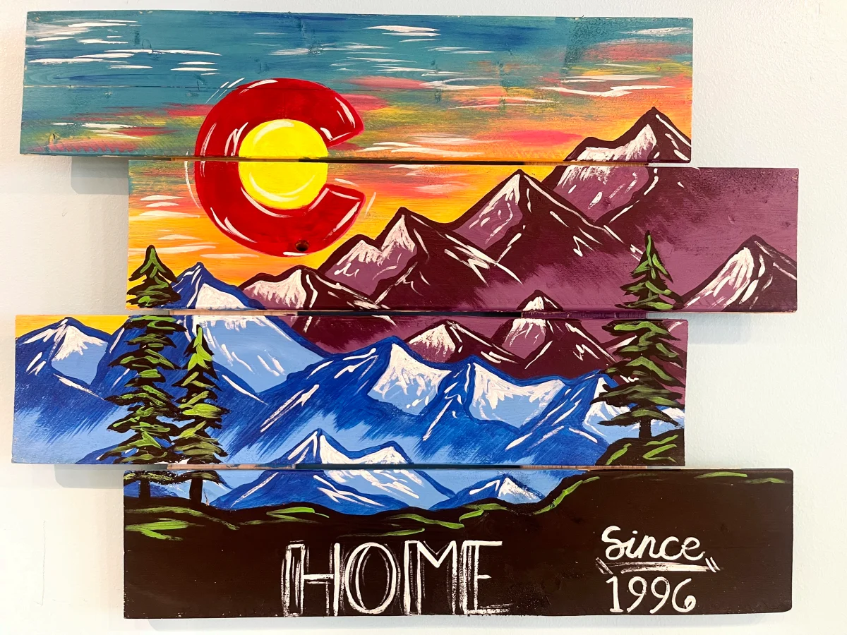 Colorado Home Wood Panel Photo