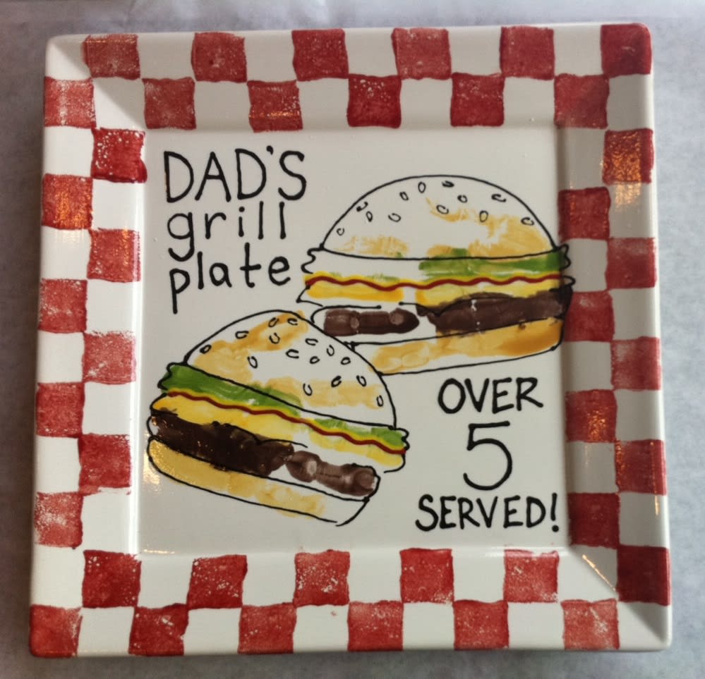 Father's Day Plate Photo