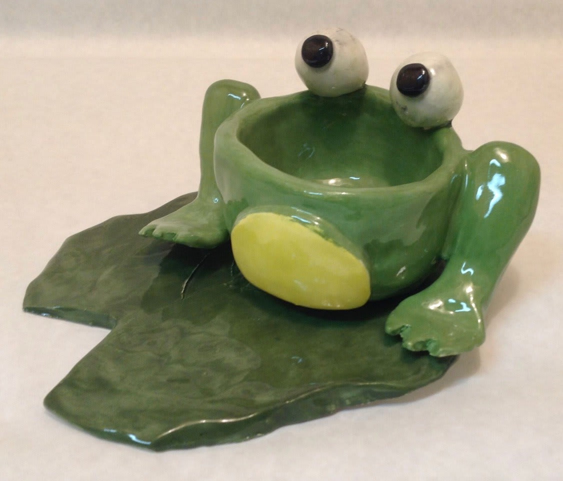 Kids Clay Frogs Photo
