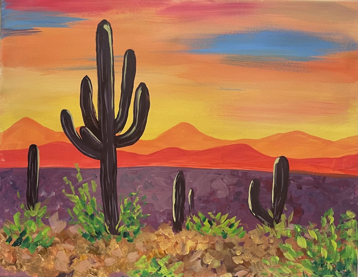 Family Day: NEW! Desert Sunset Photo