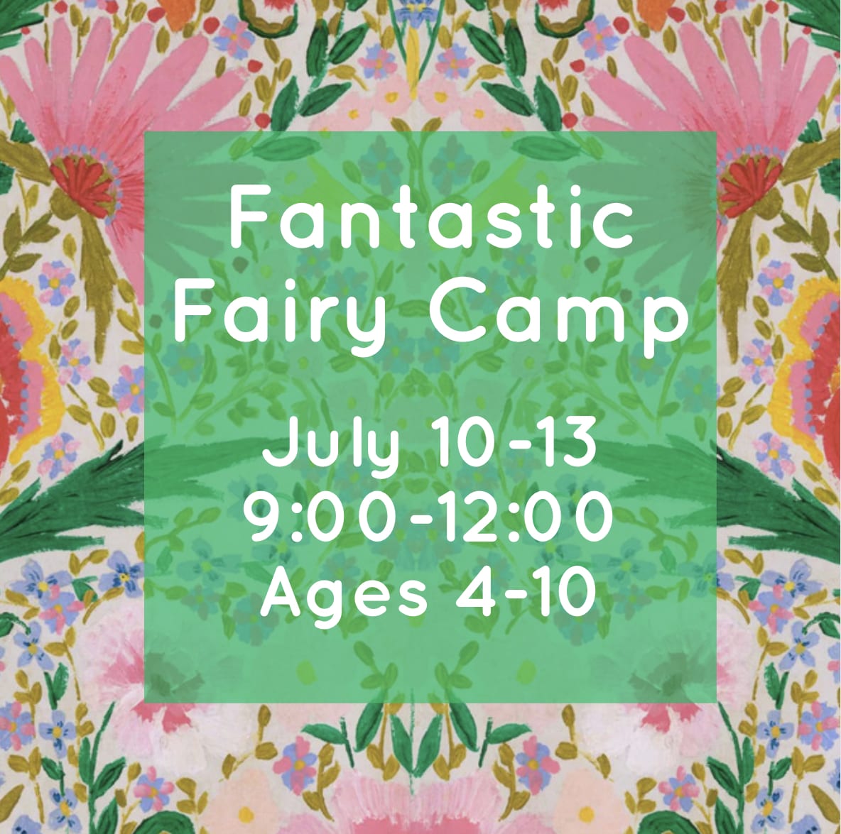 Art Camp "Fairy Camp!"  July 10-13 Photo