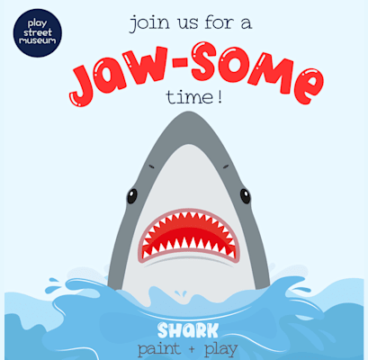 Jaw-some Time Shark PAINT & PLAY - PLAY STREET MURPHY Photo